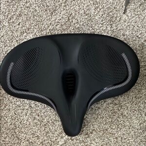 Comfortable Black Bicycle Seat